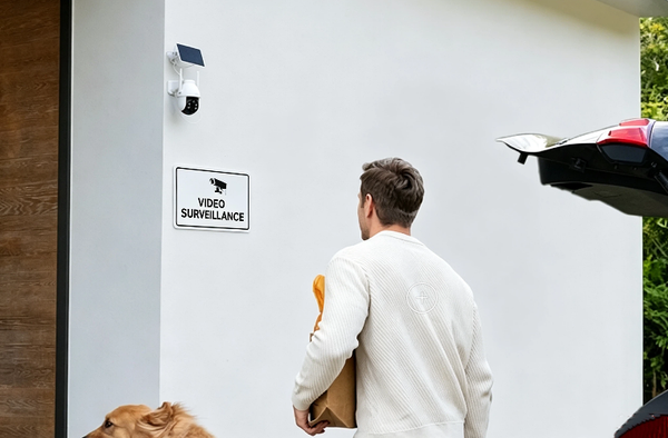 Schild Videoüberwachung: Wann ist es Pflicht und was gilt auf dem Privatgrundstück?