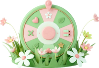 Frühlings-Glücksrad