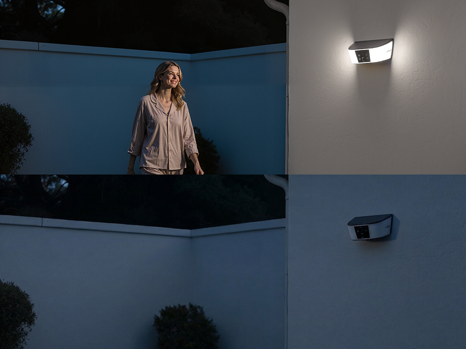 ieGeek Solar-Wandleuchte-Kamera S4 image 3